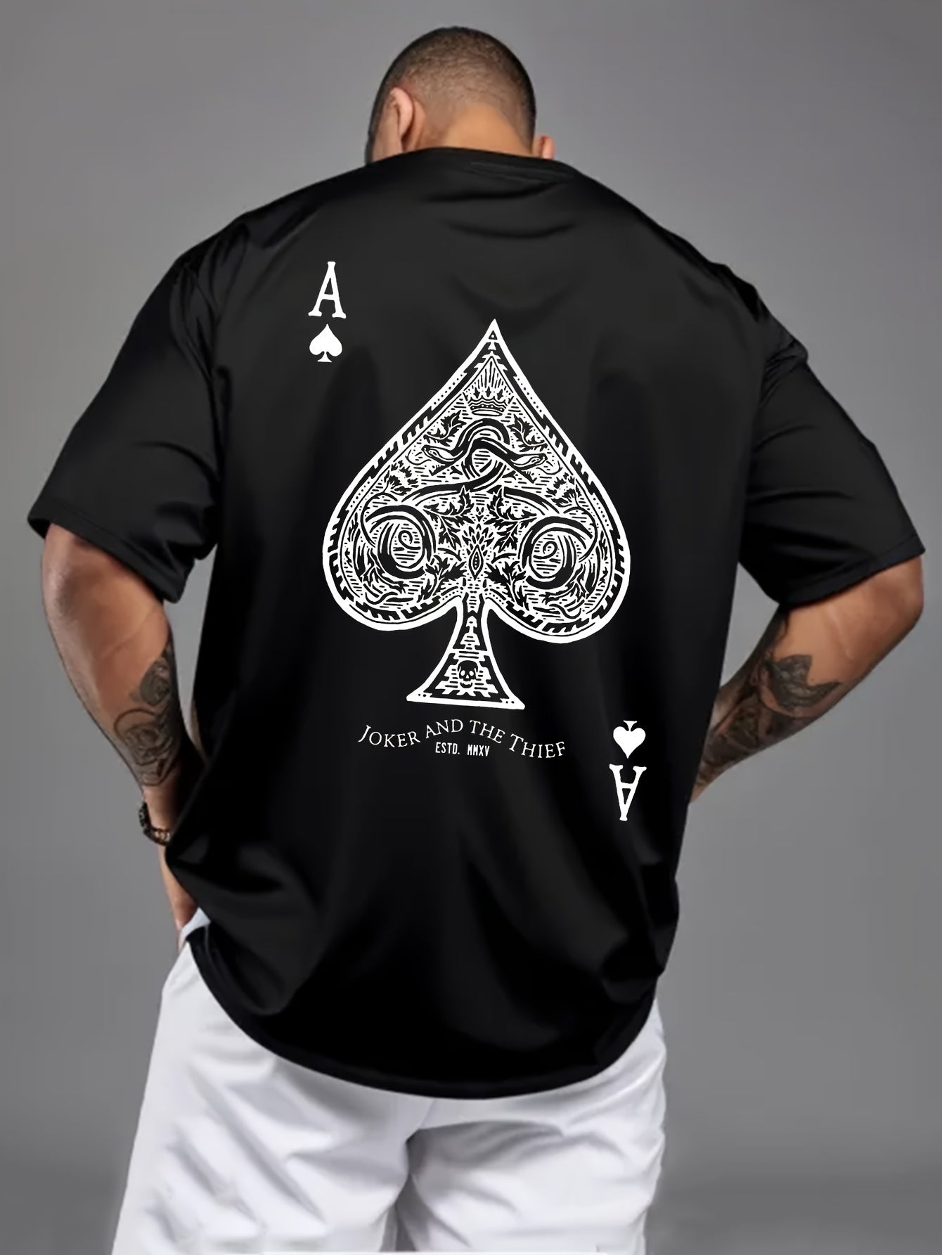 Fudus | Weinlese Ace of Spades Druck Sommer T-shirt