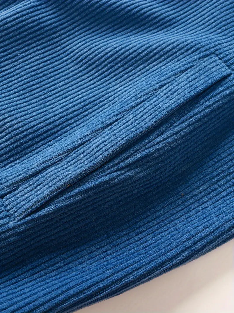 Herren Cord Varsity Jacke