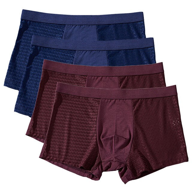Herren Bamboo Boxershorts Bequem Atmungsaktiv