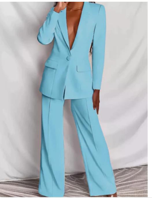 Elegantes Set aus Blazer und Hose für Damen