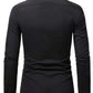 Fudus Herren Slim Fit Hemd - Einfarbiges Elegantes Langarmhemd