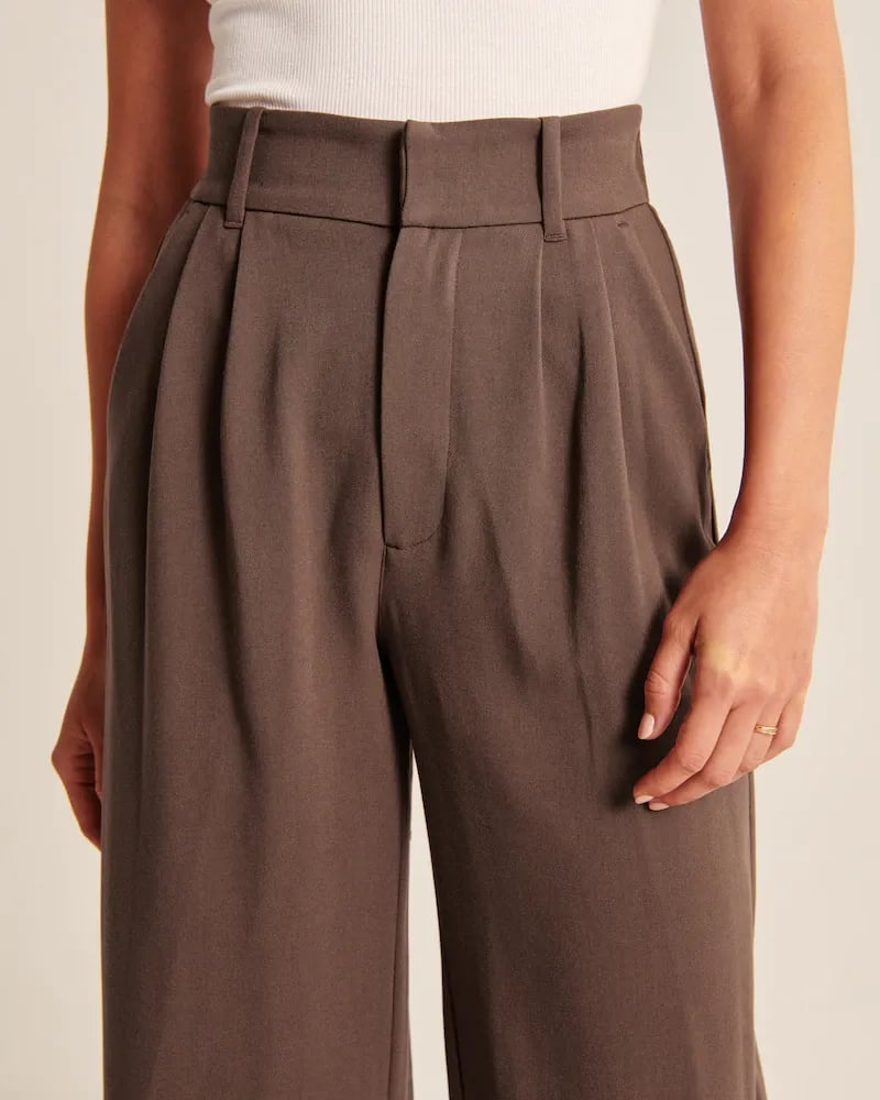 Damen Leichtgewichtige Tailored Wide Leg Pants