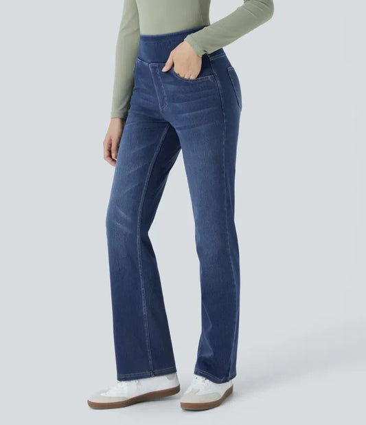 Flex Jeans mit hoher Taille