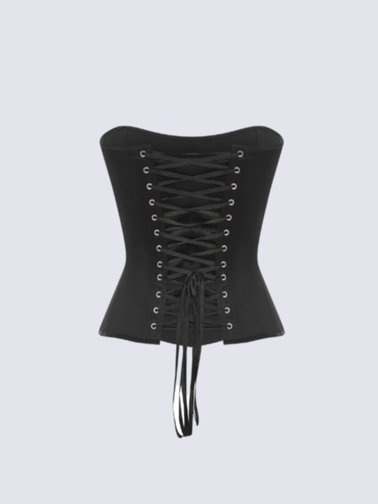 Korsett Satin Zeitlos Elegant