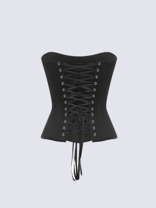 Korsett Satin Zeitlos Elegant