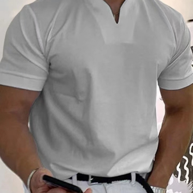 Herren T-Shirt Lässig Elegant