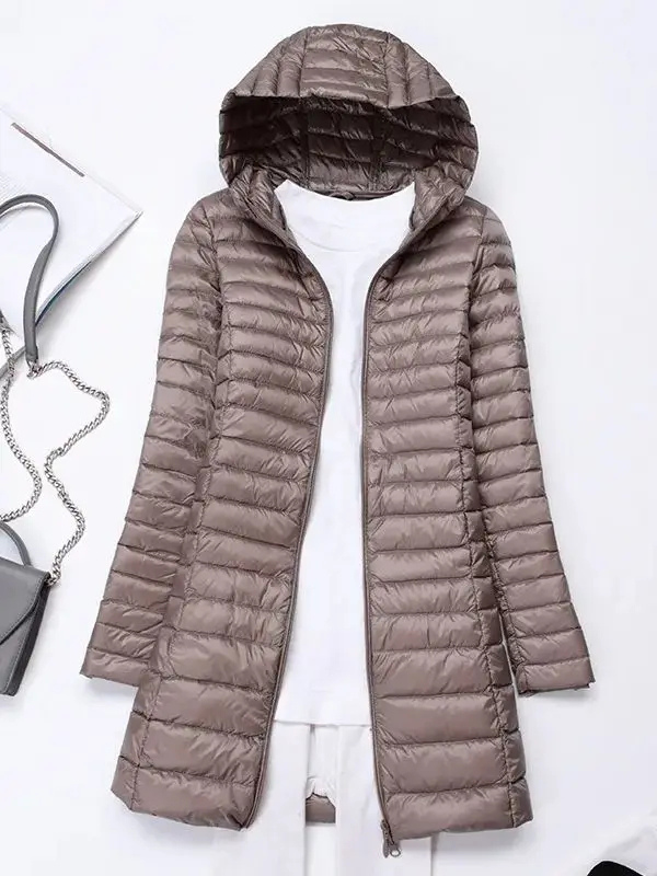 Fudus Damen Daunenjacke - Leicht, Faltbar & Mit Kapuze