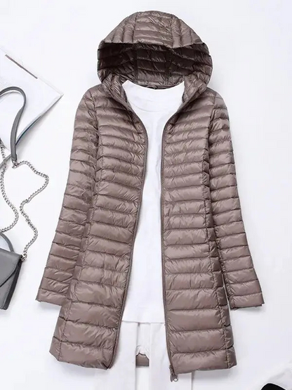 Fudus Damen Daunenjacke - Leicht, Faltbar & Mit Kapuze