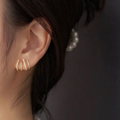 Fudus | Vierzackige Ohrringe