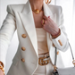 Luxe Damenblazer mit goldenen Knöpfen - schick und elegant