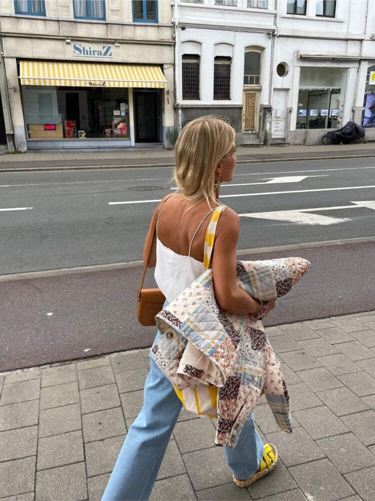 Damen Trendige Gequiltete Jacke Für Jeden Tag