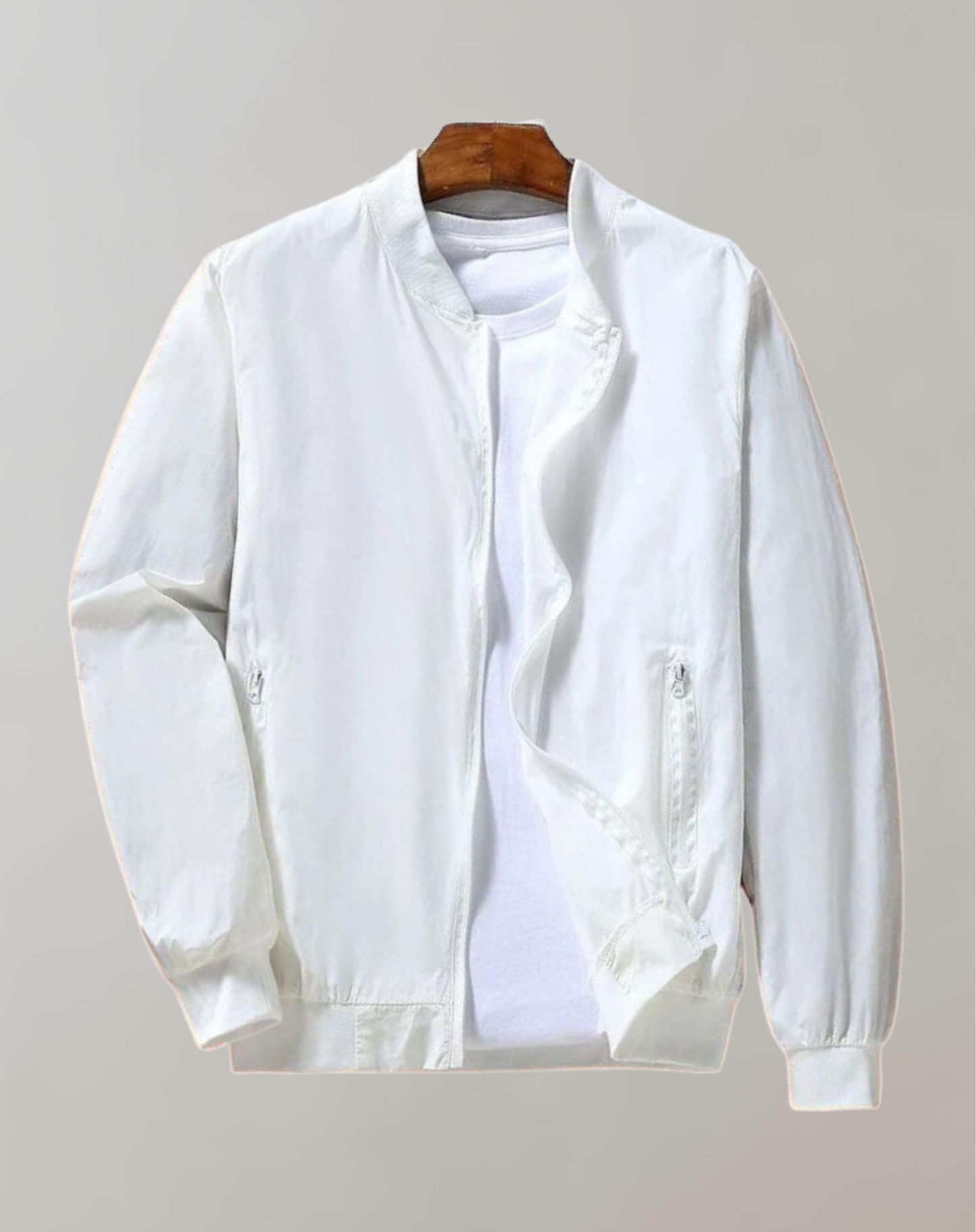 Herren Sportliche Bomberjacke mit Stehkragen