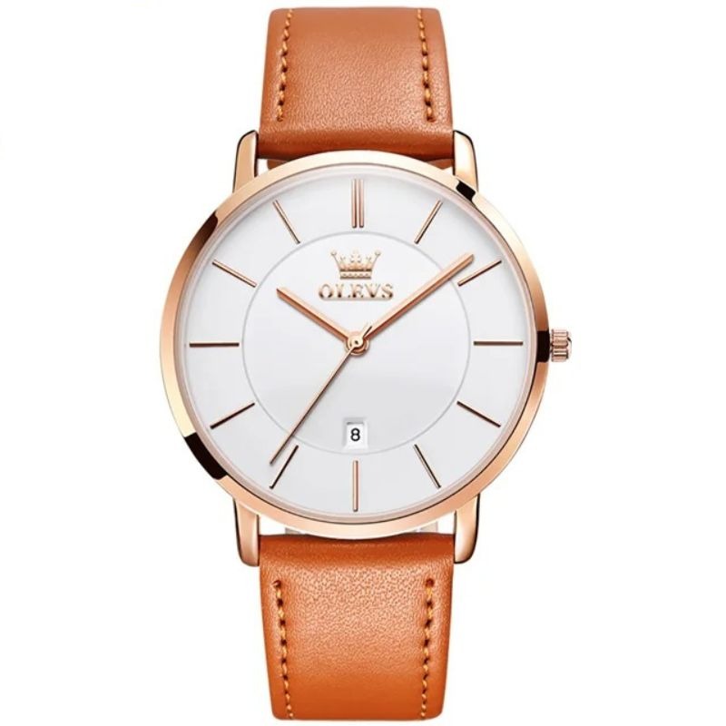 Damen Ultra Dünne Minimalistische Armbanduhr Stilvoll