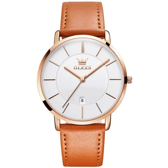 Damen Ultra Dünne Minimalistische Armbanduhr Stilvoll