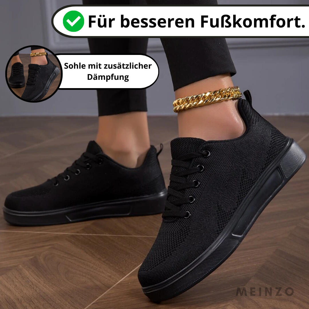 Leonie Sneaker | Schwarze Schönheit mit unterstützendem Komfort für Frauen