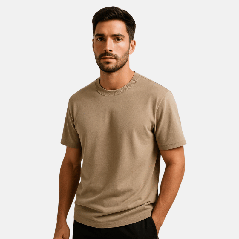 Herren Hochwertiges Merino Woll T-Shirt