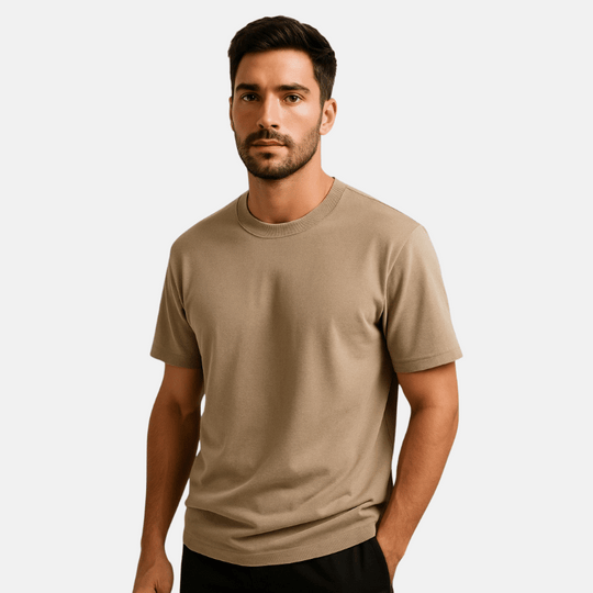 Herren Hochwertiges Merino Woll T-Shirt