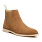 Unisex Luxe Kalb Wildleder Chelsea Boots Mit Leder Innensohle