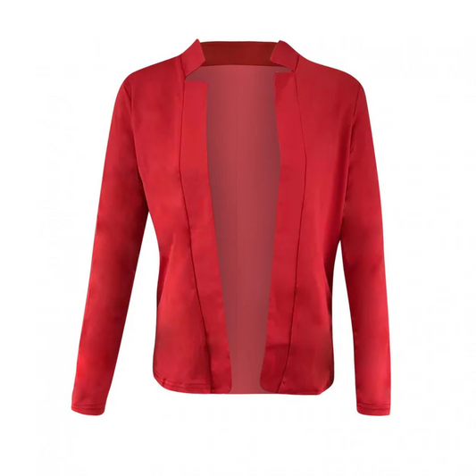 Damen Offene Front Blazer, Slim Fit, Lange Ärmel, Büro Kleidung