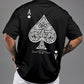 Fudus | Weinlese Ace of Spades Druck Sommer T-shirt