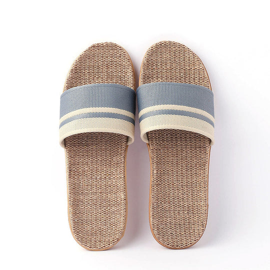 Grüne Leinen Slipper Bequem Elegant Vielseitig