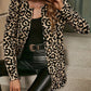 Fudus | Offene Jacke Damen Leopardenmuster