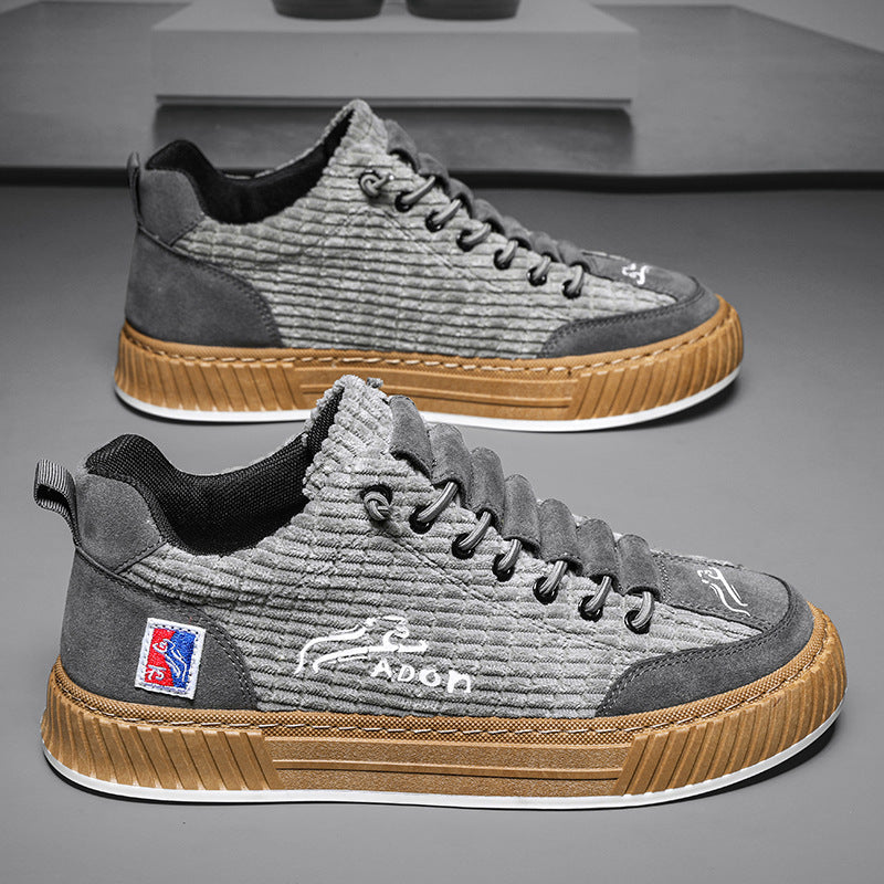 Fudus | Sportliche Cord Stoffschuhe Für Herren