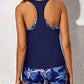 Damen Athletischer Tankini Mit Boyshorts Badeanzug
