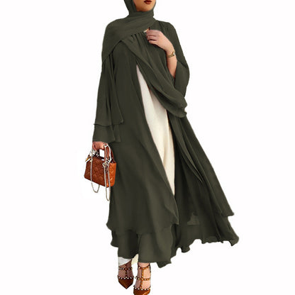 Damen Elegante und Weiche Abaya in Großen Größen