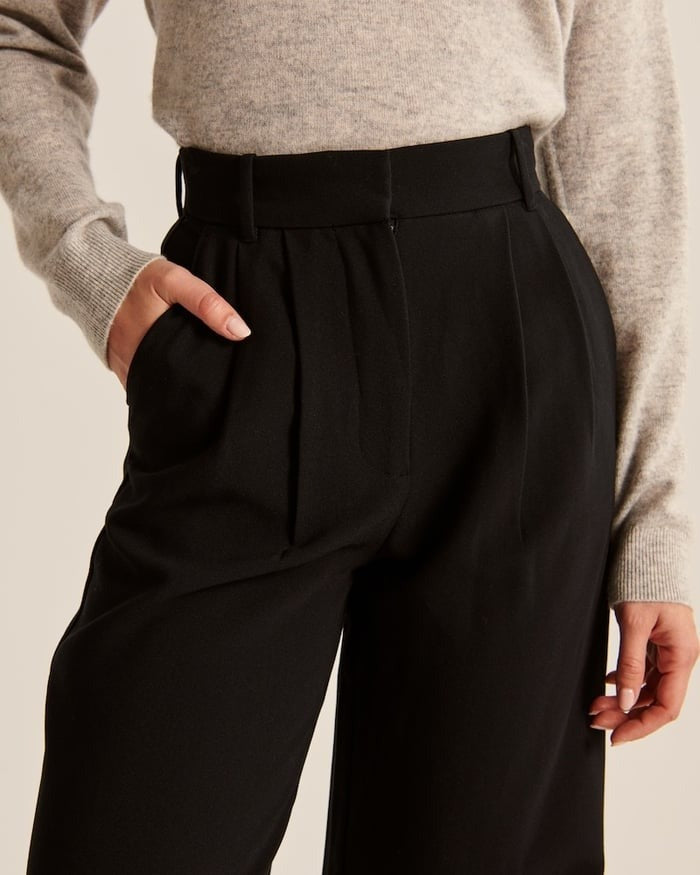 Tailored Pants mit weitem Bein für Frauen