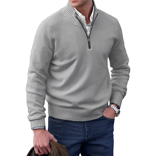 Herren Pullover Elegant Einzigartig Reißverschluss Atmungsaktiv