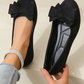 Damen Ballerinas Mit Schleife Bequem Stilvoll