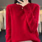Damen Kaschmir Pullover Runder Ausschnitt Weicher Eleganter Strickpullover