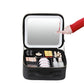 Damen Tragbare Kosmetiktasche Mit LED Licht Und Spiegel
