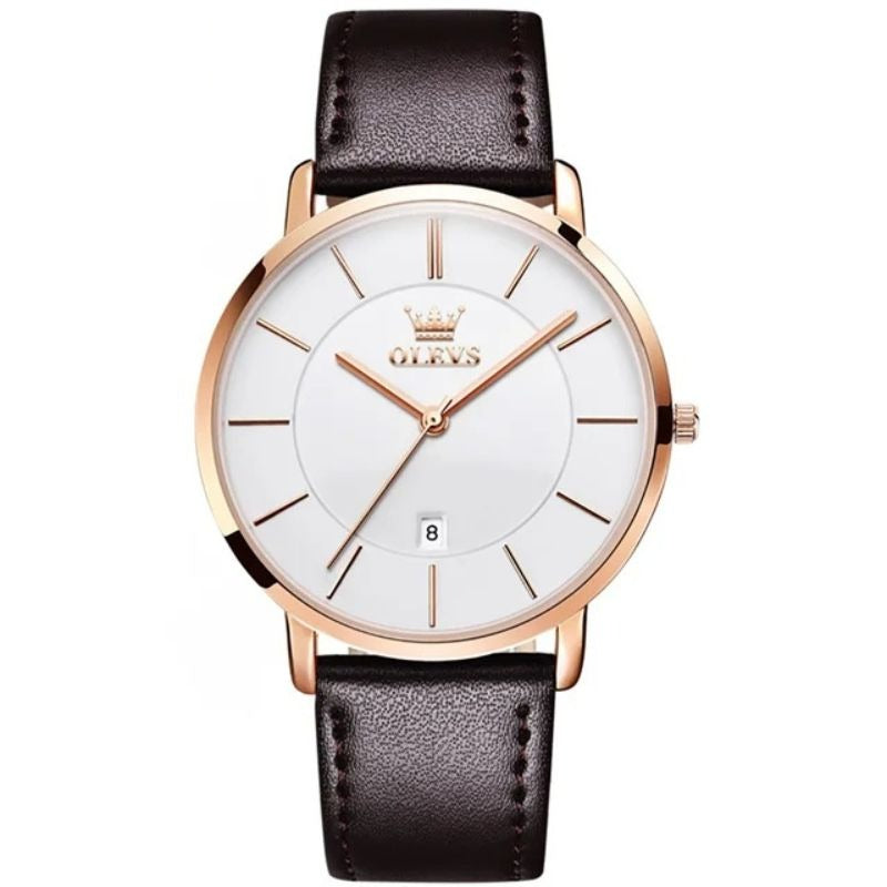 Damen Ultra Dünne Minimalistische Armbanduhr Stilvoll