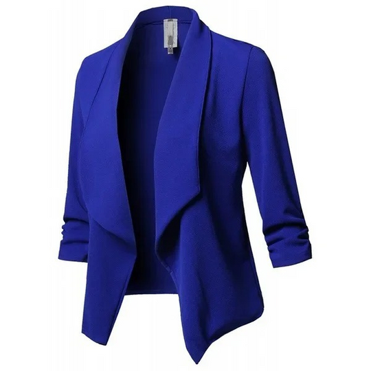 Damen Blazer Offene Vorderseite Elegant Leicht
