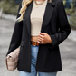 Damen Blazer mit einem Knopf, langen Ärmeln, tailliertem Schnitt, Casual Chic