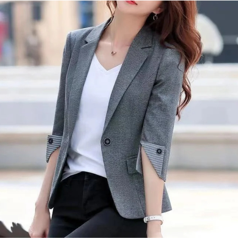 Fudus - Eleganter Damen Blazer Mit Knopfdetails - Ideal Fürs Büro