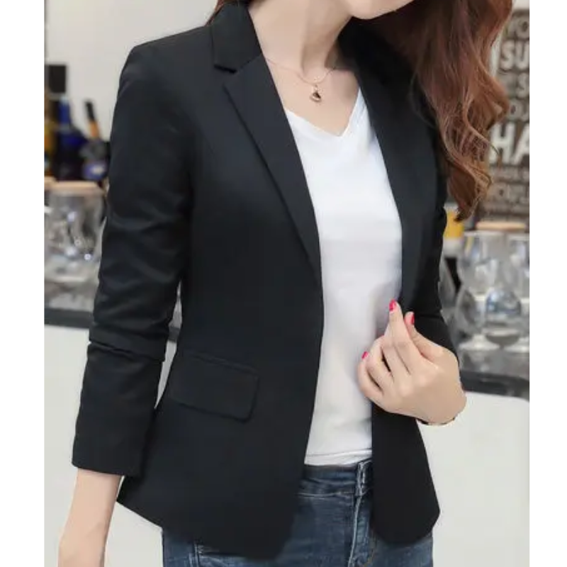 Fudus - Eleganter Damen Blazer mit langen Ärmeln - Ideal für die Arbeit