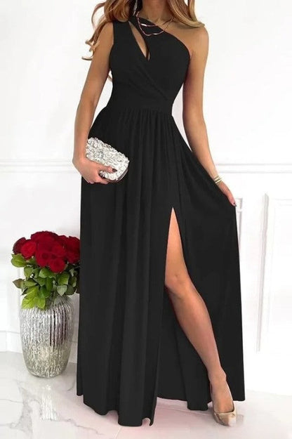 Damen Elegantes Abendkleid mit Einem Schulterträger Von Novella