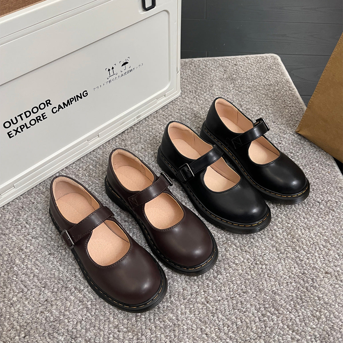 Schuhe Künstlerisch Retro Low Cut Vegan Leder