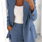 Damen Blazer Anzug Elegant Modisch Hosenanzug