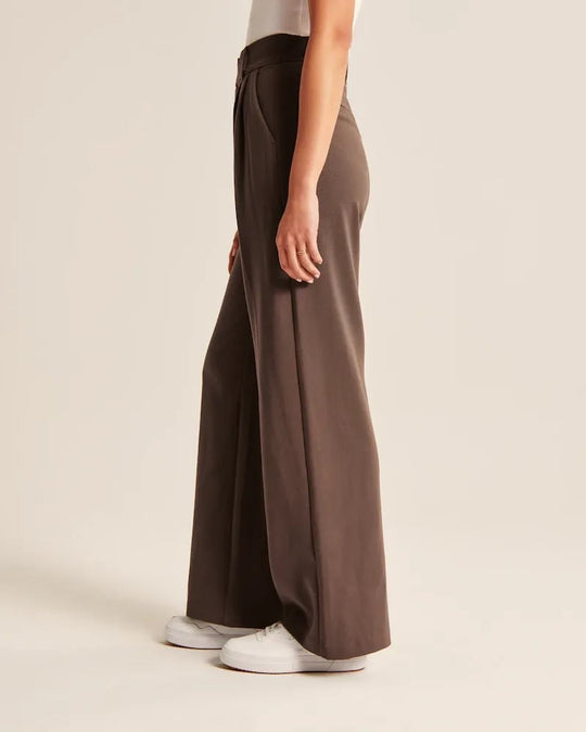 Damen Leichtgewichtige Tailored Wide Leg Pants