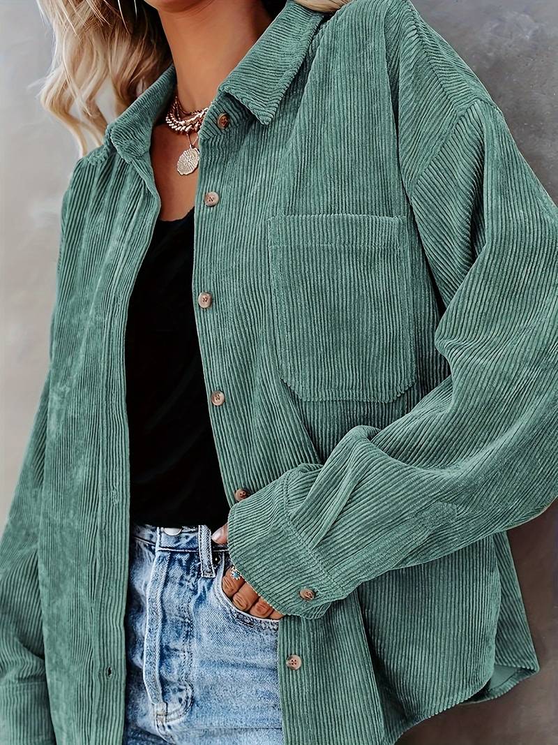 Fudus | Polo Aus Cordstoff Für Damen