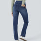 Flex Jeans mit hoher Taille