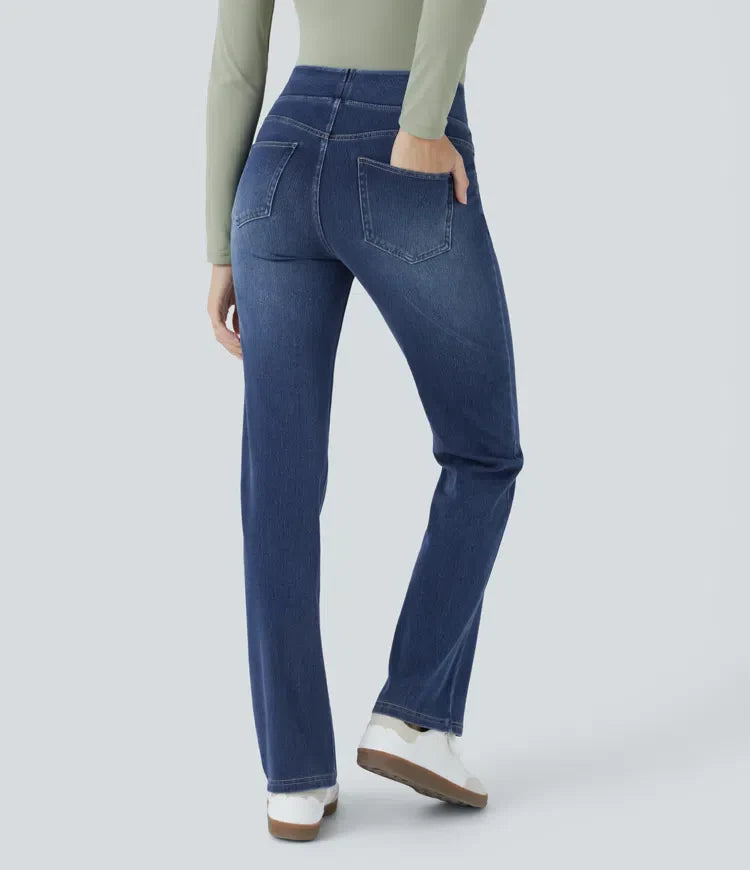 Flex Jeans mit hoher Taille