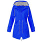 Damen Elegante Lange Wasserdichte Jacke