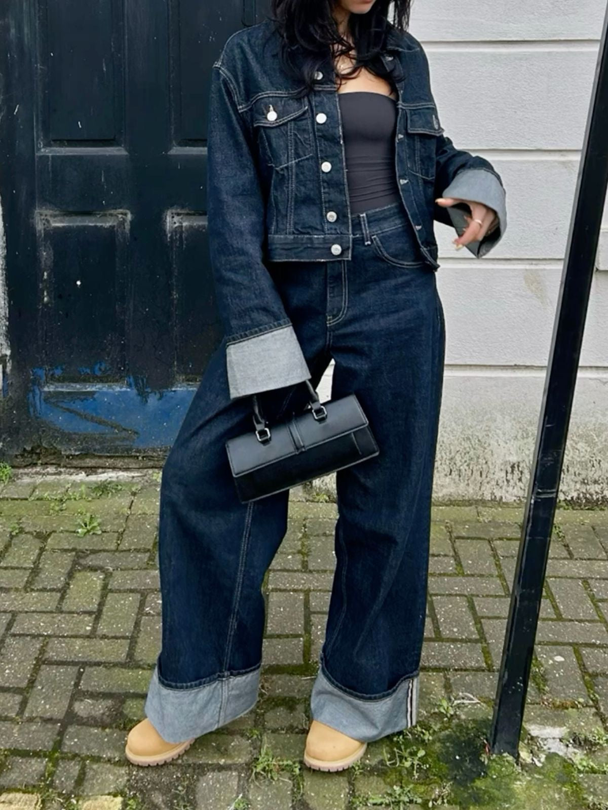 Damen Stylisches Denim Set Bequem Für Jeden Tag