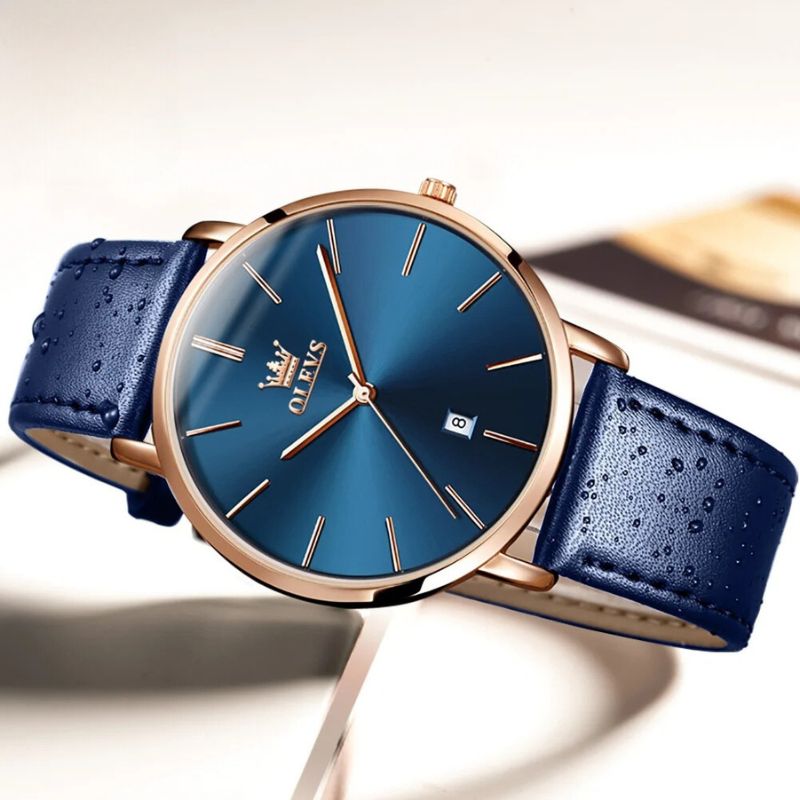 Damen Ultra Dünne Minimalistische Armbanduhr Stilvoll