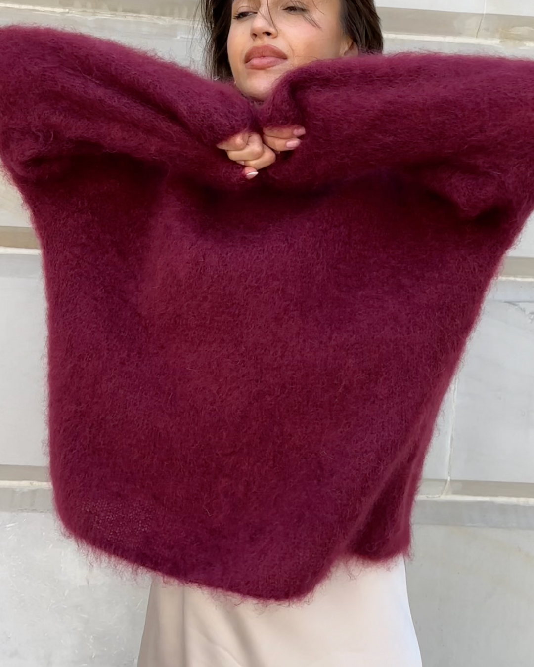 Pullover Mohair Kuschelig